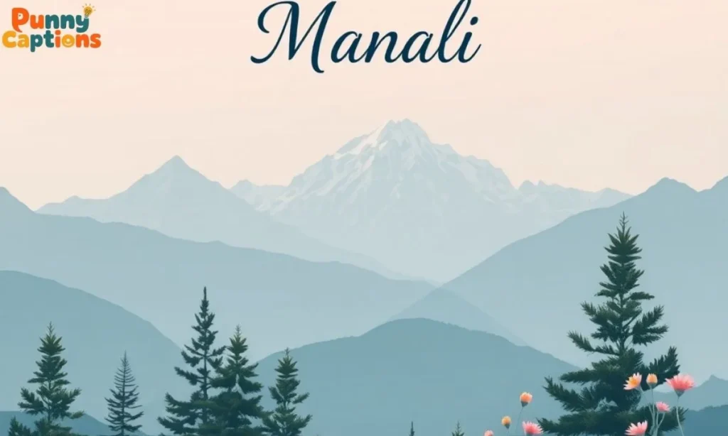 Aesthetic Manali Captions