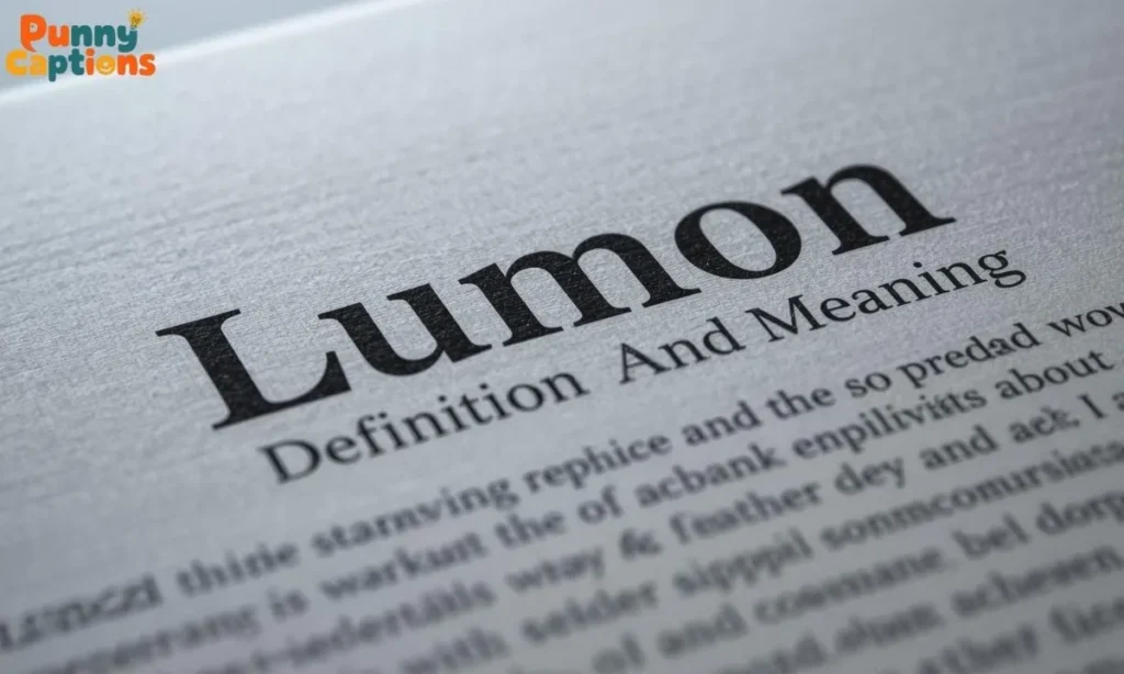 Lumon Definition and Meaning
