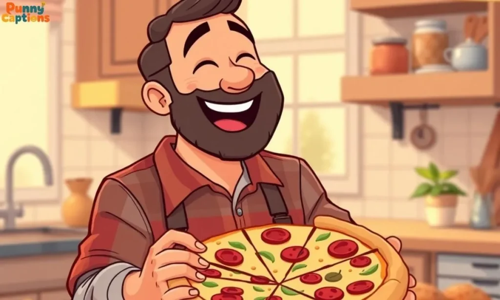 Dad approved pizza jokes illustration