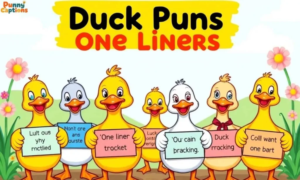 Duck Puns One Liners