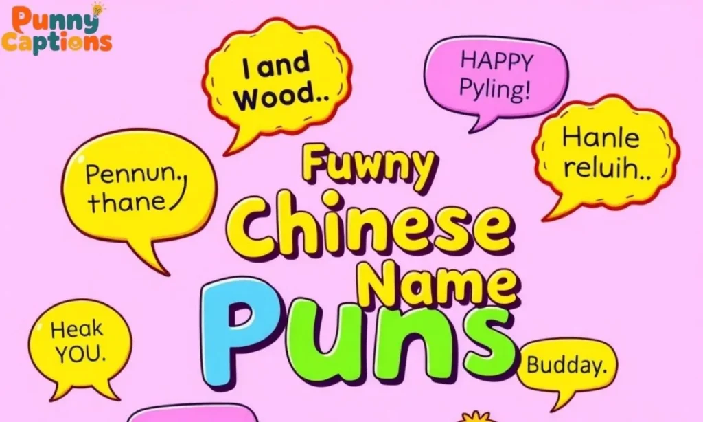 English Chinese name puns
