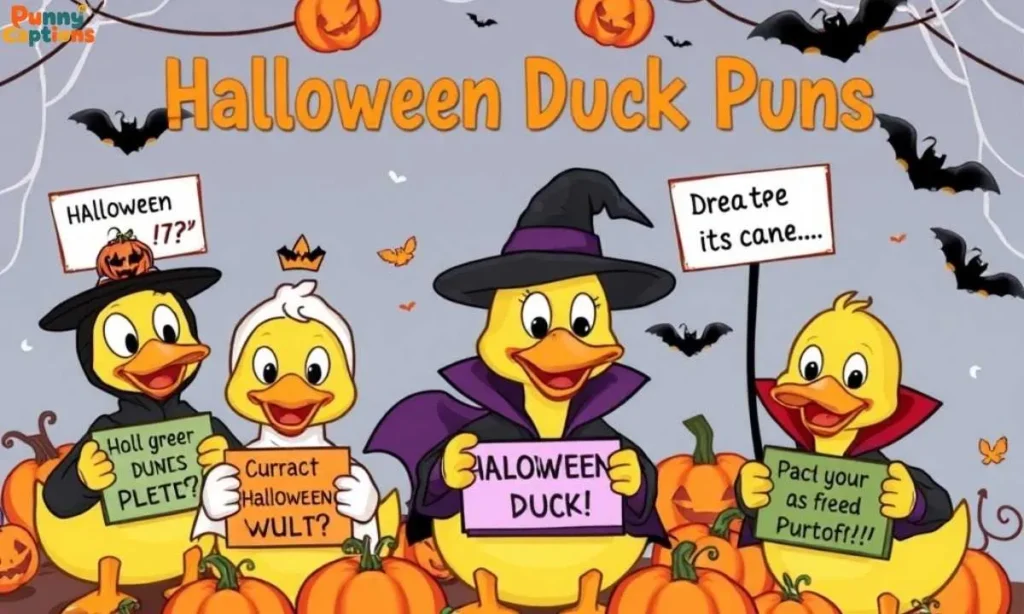 Halloween Duck Puns