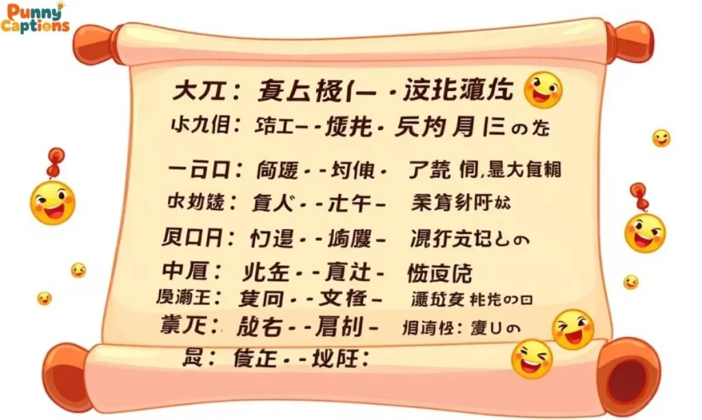 List of funny Chinese names