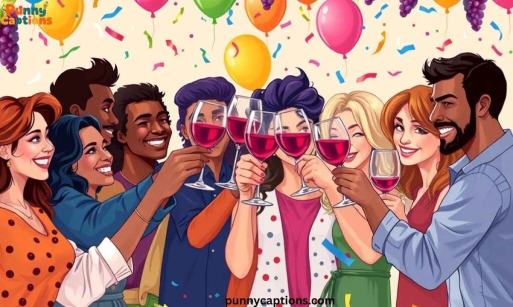 Wine glasses and party celebration