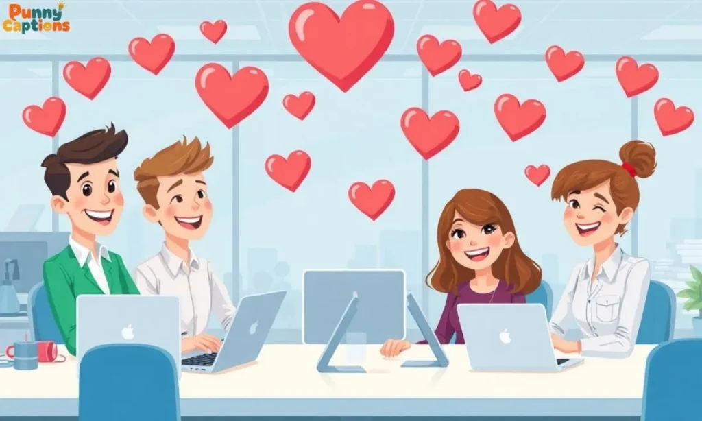Office love and teamwork