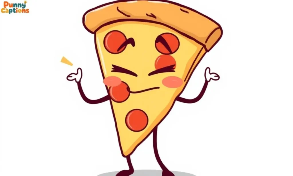 Cheeky pizza puns funny image