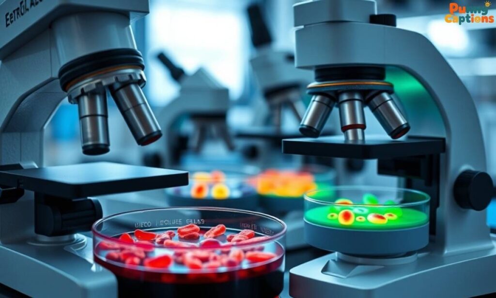 Microscopic biology view