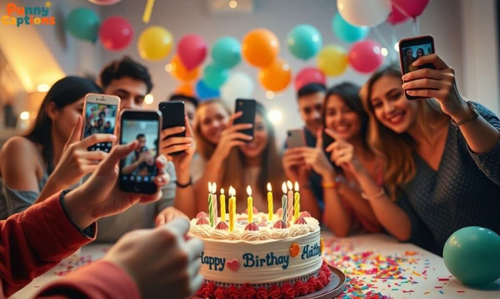 Birthday party photo memories