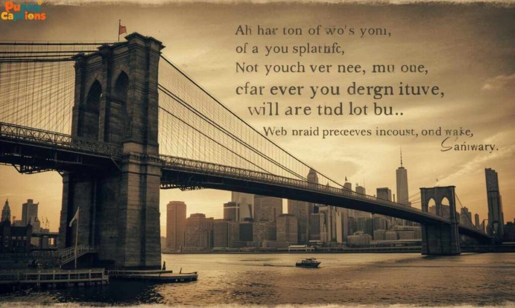 Brooklyn Bridge sunset view