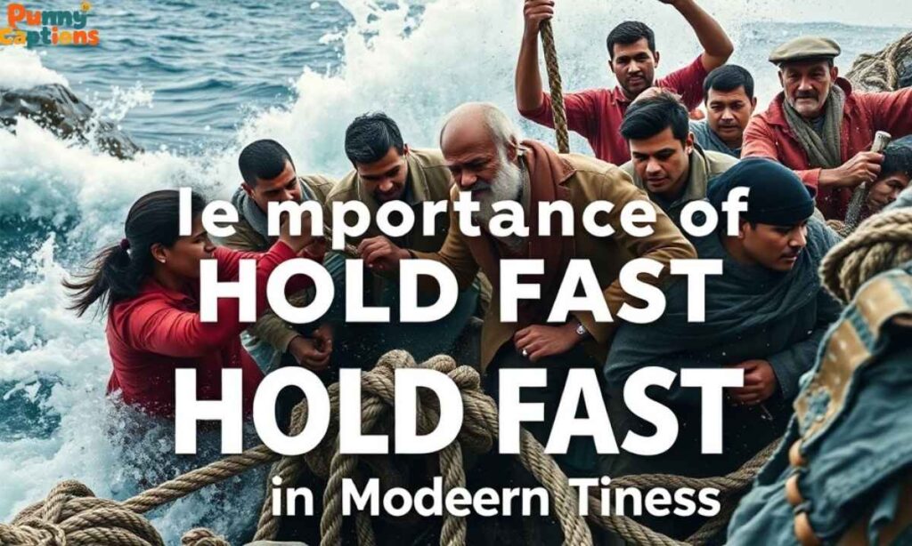 The Importance of Hold Fast in Modern Times