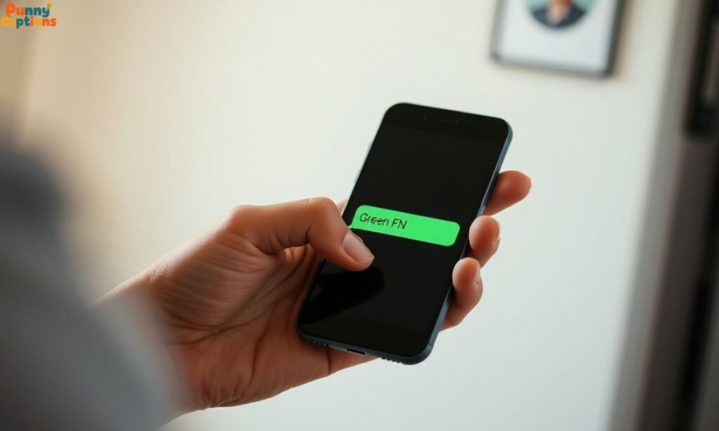 Green FN meaning in text messages