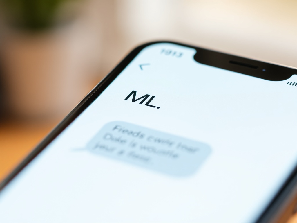 ML meaning in texting conversation