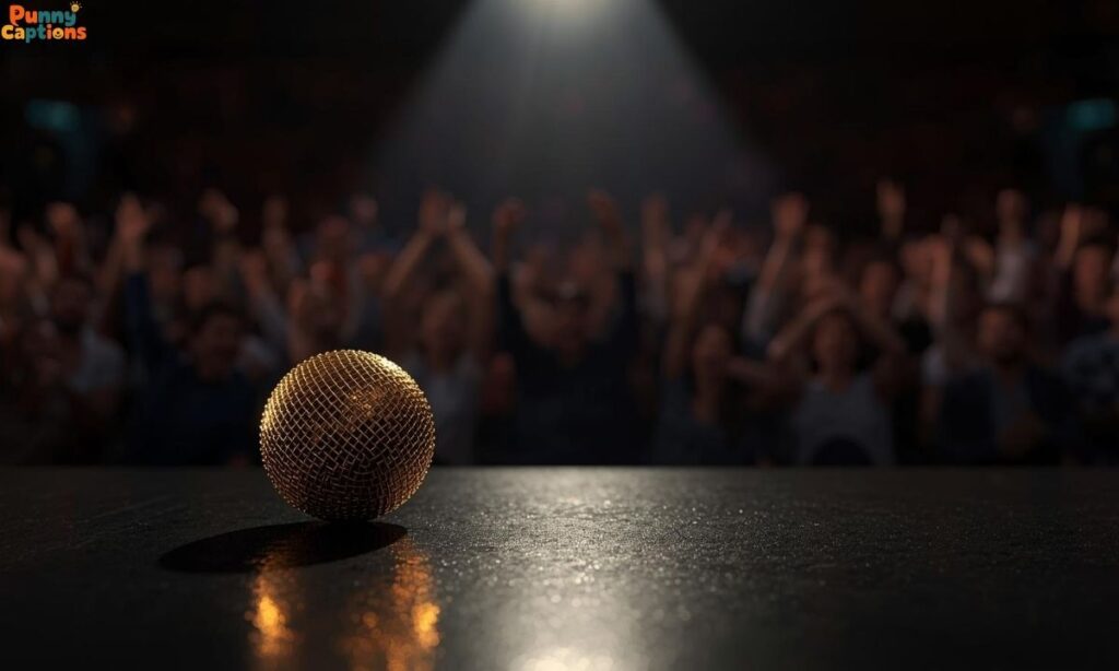 Close-up golden buzzer on stage