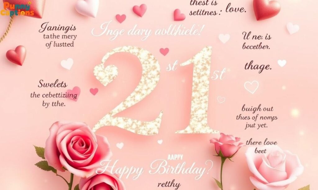 21st Birthday Captions for Your Special Someone