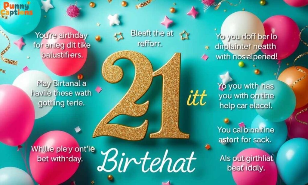Clever 21st Birthday Captions