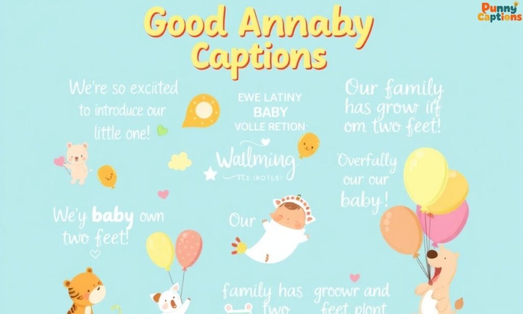 Good baby announcement captions