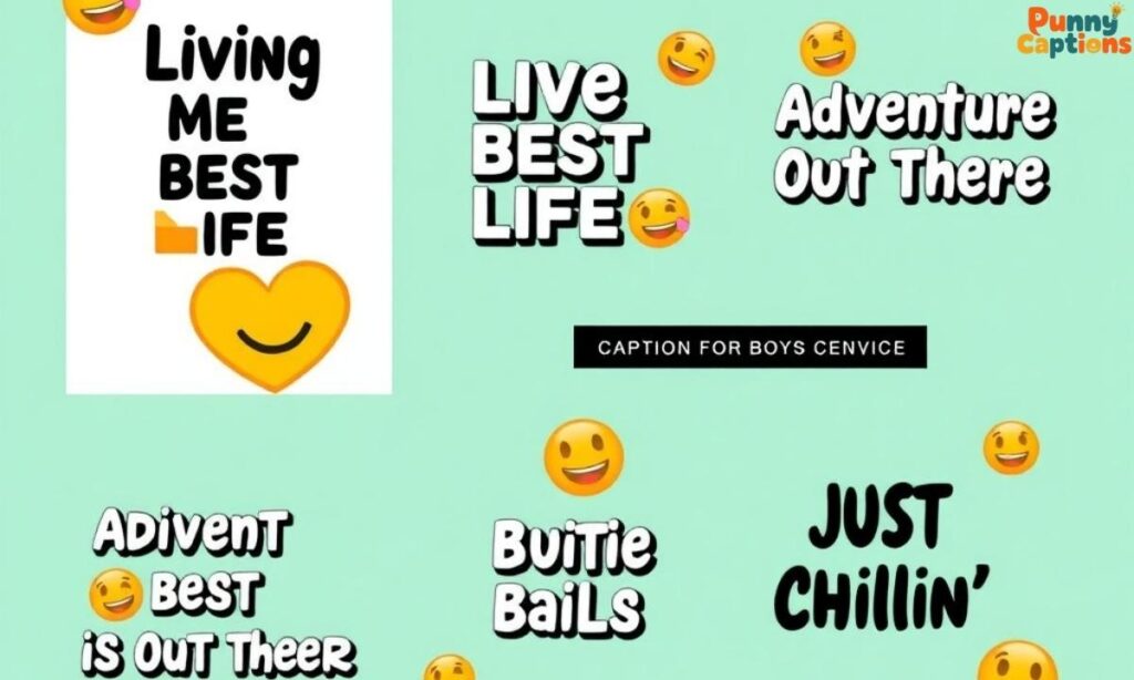 Instagram Captions for Boys with Emoji