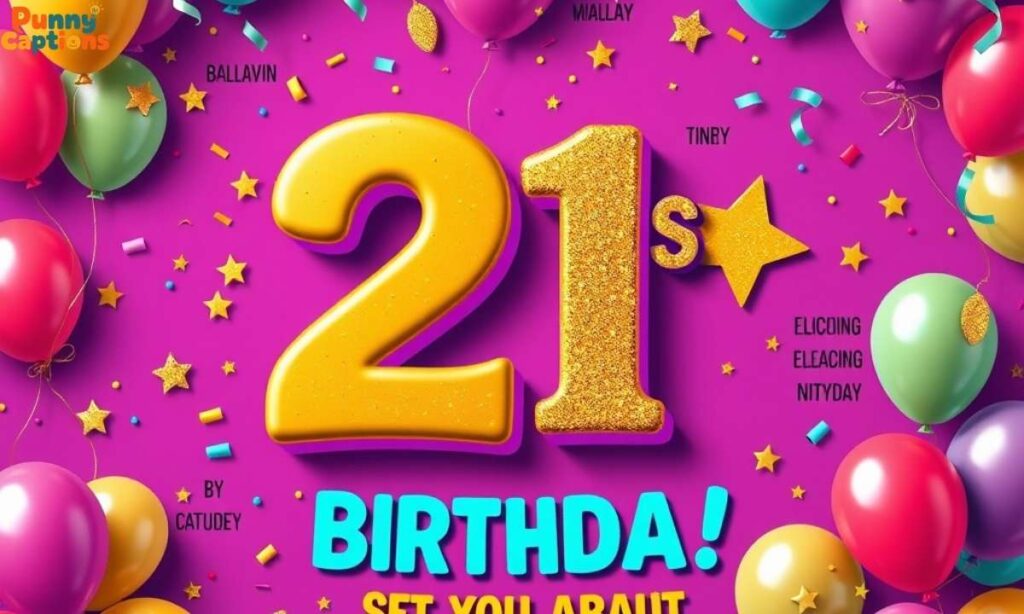 Unique 21st Birthday Captions to Set You Apart