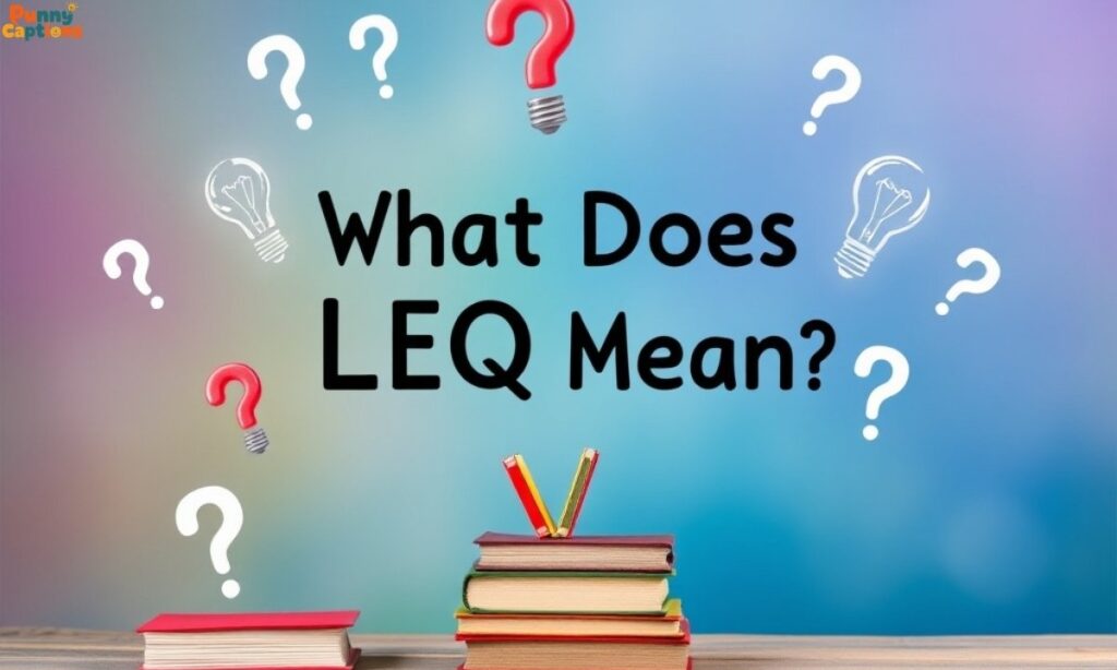 What Does LEQ Mean