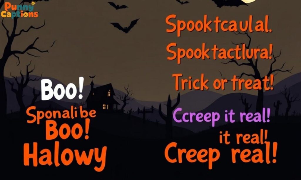 Short Halloween Captions for Instagram