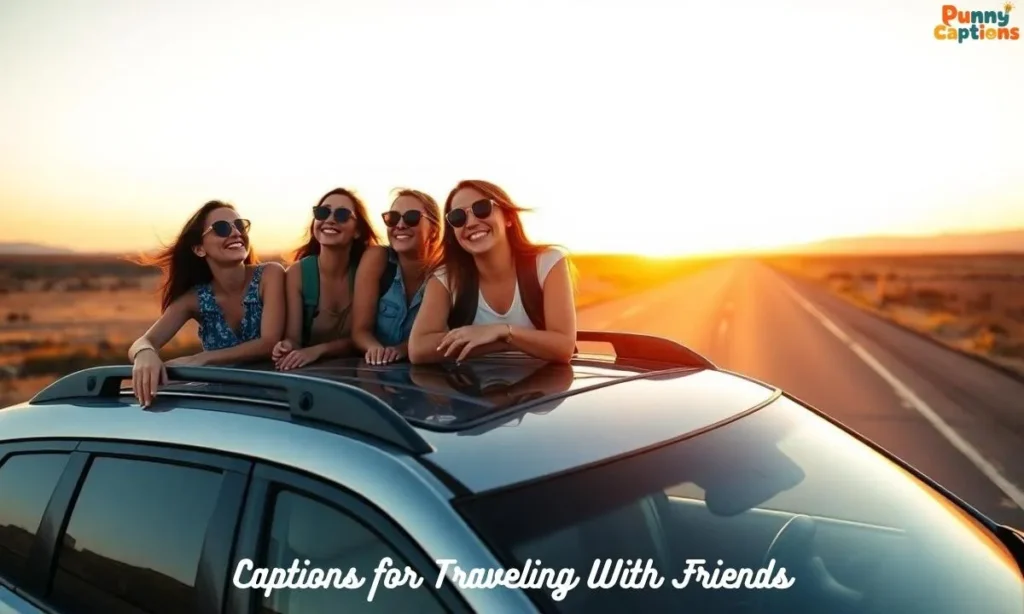 Captions for Traveling With Friends