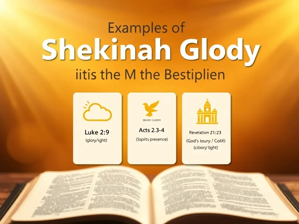 Examples of Shekinah Glory in the New Testament
