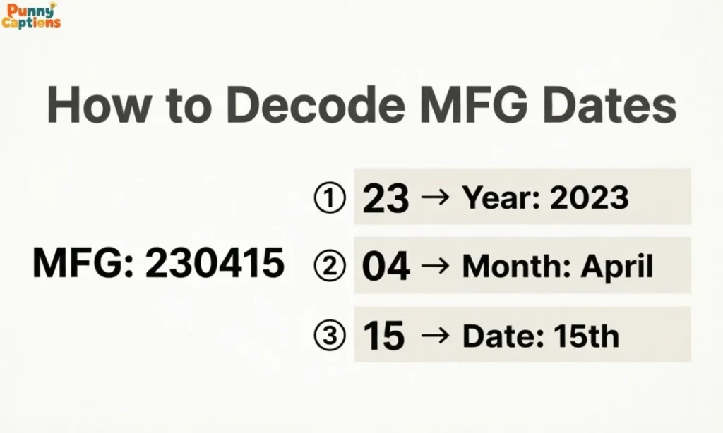 How to Decode MFG Dates