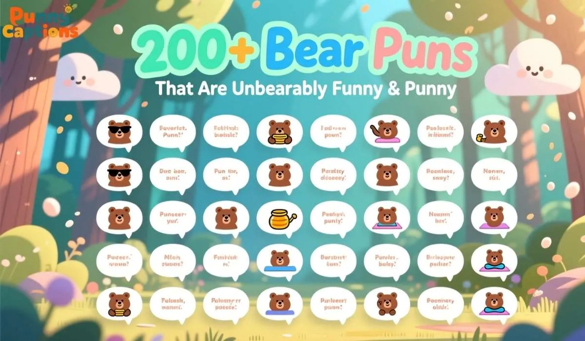 Funny cartoon bear collection