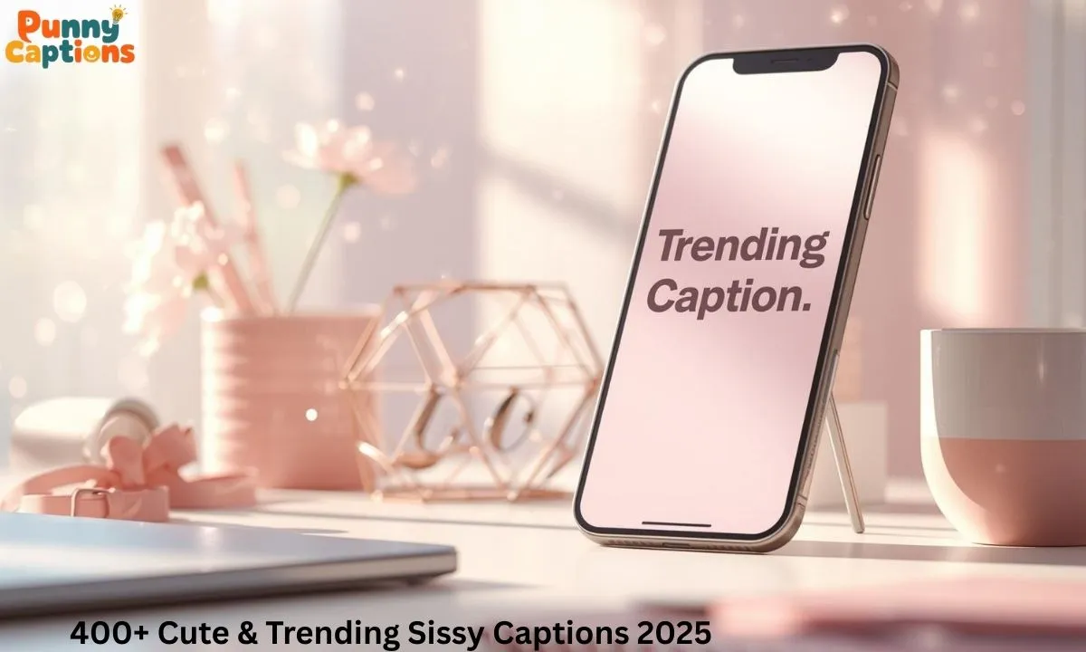 cute trending caption pastel design