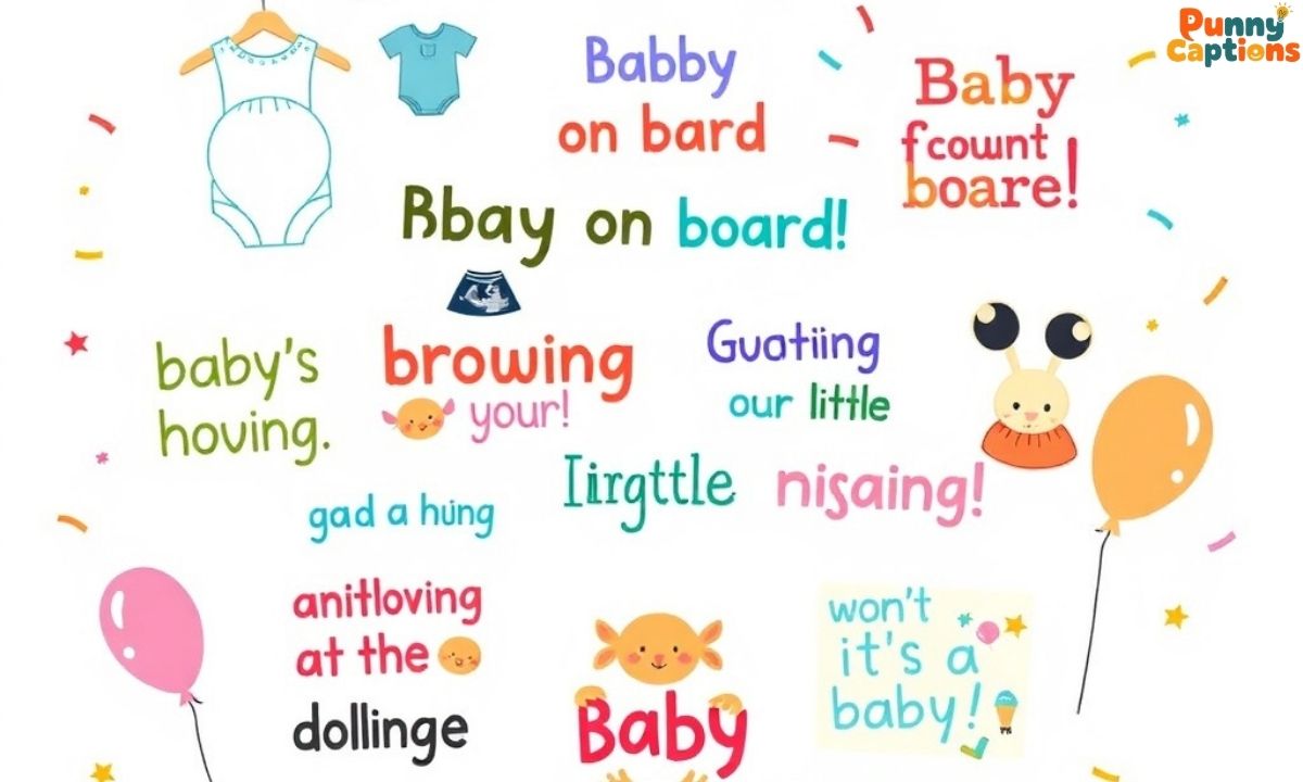 440 Clever pregnancy announcement captions